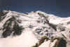 sestupov� cesta - Mt. Blanc du Tacul, Mt. Maudit, Mt. Blanc (46043 bytes)