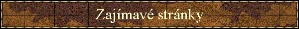 Zaj�mav� str�nky
