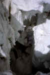 trhlina v ledovci Fieschergletscher (32501 bytes)