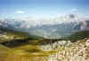pohled z Forc. da Lago d'Ambrizzola (2277 m) na Cortinu (55938 bytes)