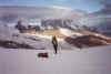 v pozad� Polux a Breithorn (28709 bytes)