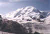 Lyskamm a ledovec Grenzgletscher (47806 bytes)